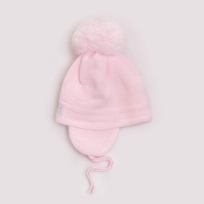 Pastels & Co Pink PomPom Hat