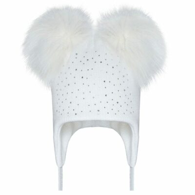 Pom Pom White Double Bubble