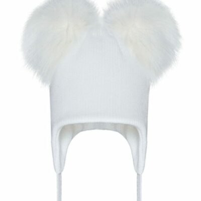 Pom Pom Envy White Double