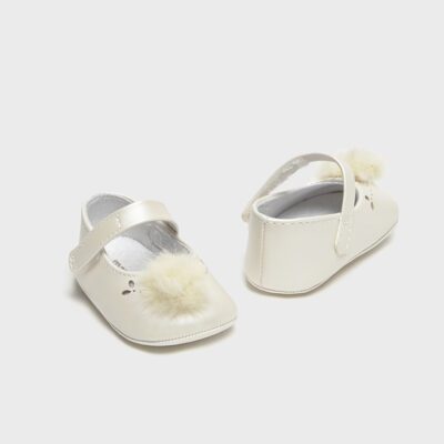 Mayoral Baby Ivory Pram Shoes 9792