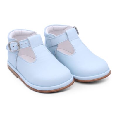 Borboleta Fernando Blue Leather Shoes