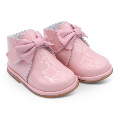 Borboleta Sharon Pink Patent Boots
