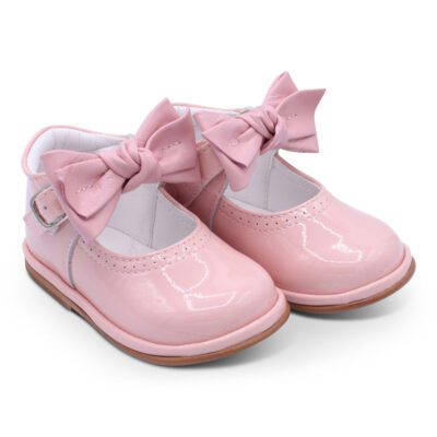 Borboleta Vitoria Pink Patent Shoes
