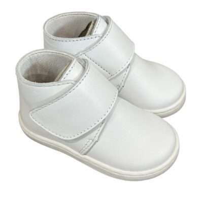 Borboleta Andre White Leather Boots