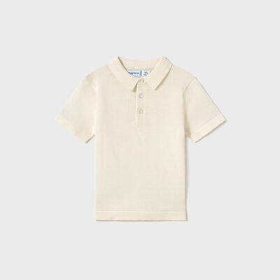 Mayoral Toddler Cream Polo 1106