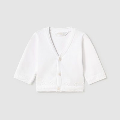 Mayoral Baby White Cardigan 1392