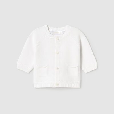 Mayoral Baby White Cardigan 1393