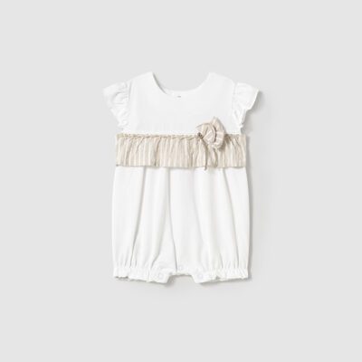 Mayoral Baby Beige Romper 1748