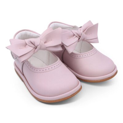 Borboleta Vitoria Pink Leather Shoes