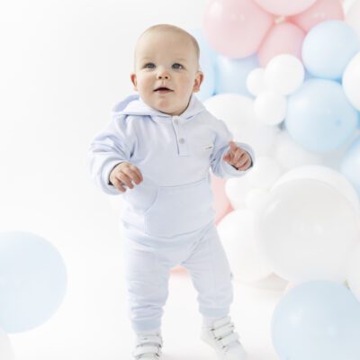 Blues Baby Antwerp Blue Hooded Set 2231