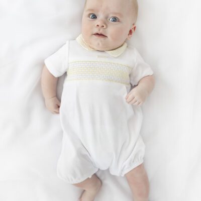 Blues Baby Annecy White Romper 2261