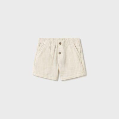 Mayoral Toddler Cream Shorts 1216