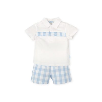 Tutto Piccolo Blue Shorts Set 2702