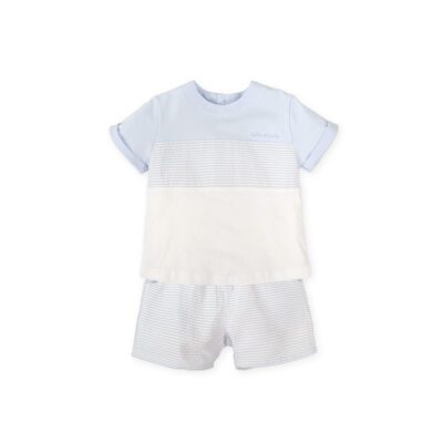 Tutto Piccolo Blue Shorts Set 2706