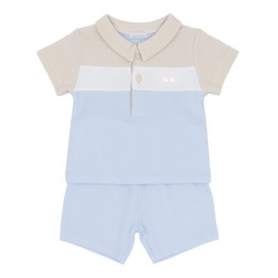 Amore Colour Block Shorts Set 0053