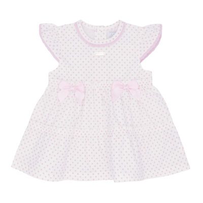 Amore Pink Polka Dot Dress 0058