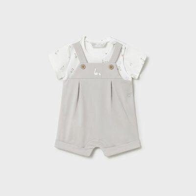 Mayoral Baby Silver Romper 1629