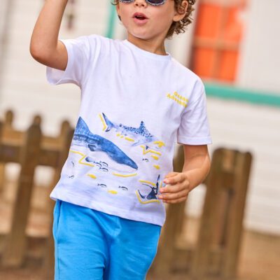 Mayoral Blue Shorts Set 3610