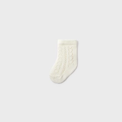 Mayoral Baby Cream Openwork Socks 9051