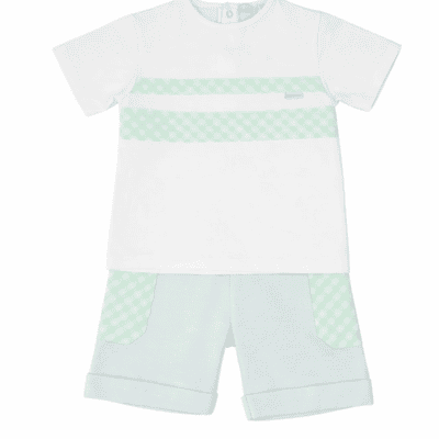 Pastels & Co Ralph Mint Shorts Set 307G