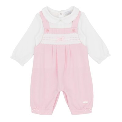Amore Bows & Kisses Dungaree Set AM0100