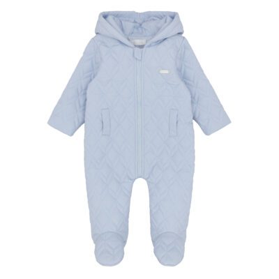 Amore Blue Quilted Pramsuit AM0113