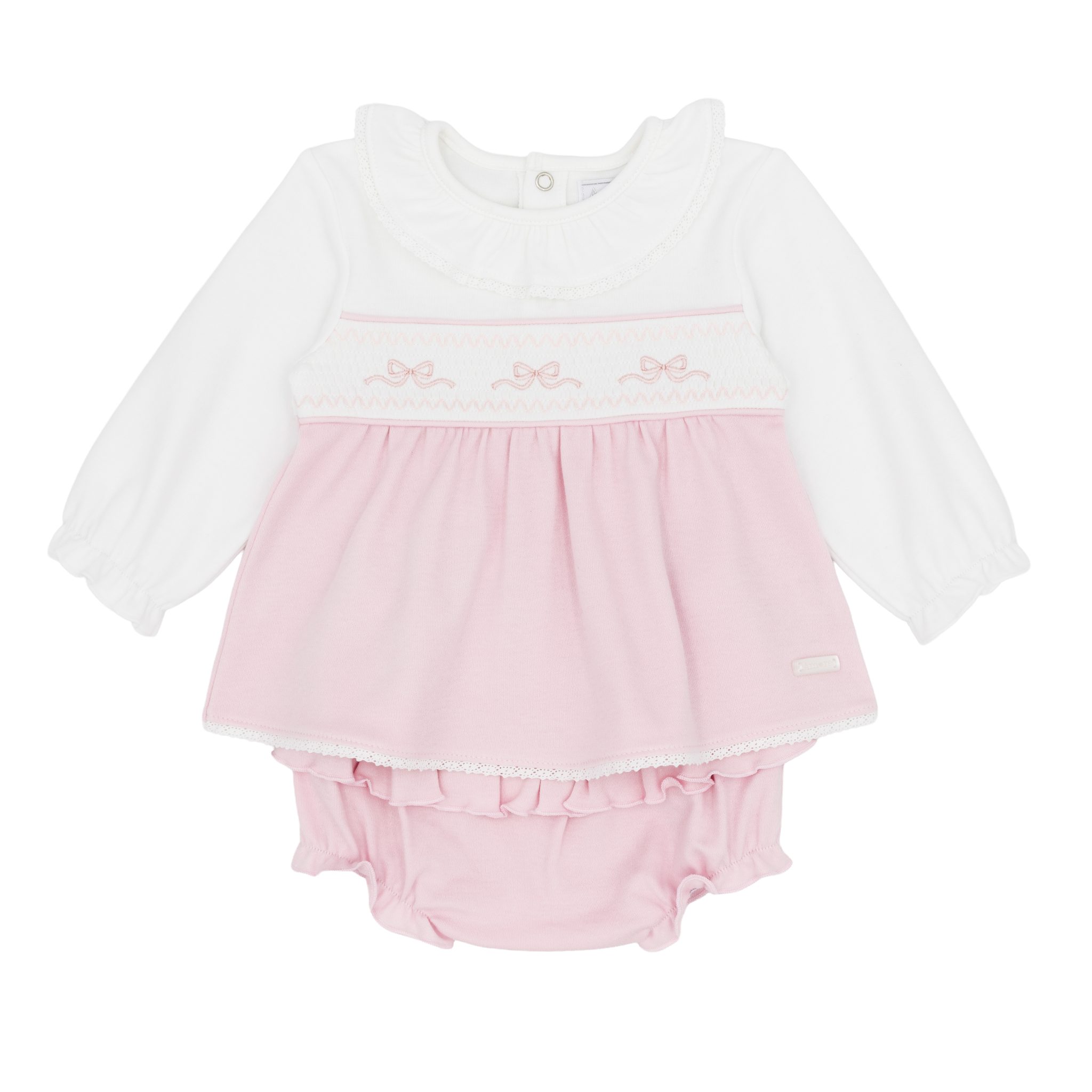 Amore Smocked Pink Jam Pant Set AM0118