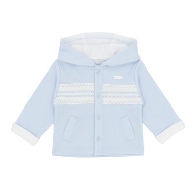 Amore Smocked Blue Jacket AM0120