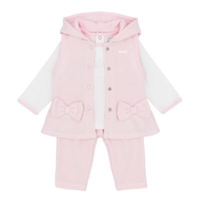 Amore Knit Pink 3 Piece Set AM0124