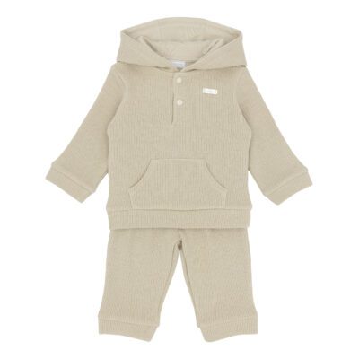 Amore Beige Knit Jog Set AM0133