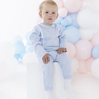 Blues Baby Bergen Blue Knit Set 3131