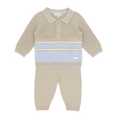 Blues Baby Hamar Beige Knit Set 3139