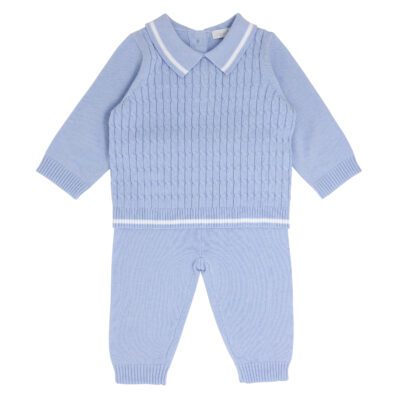 Blues Baby Hamar Blue Knit Set 3169