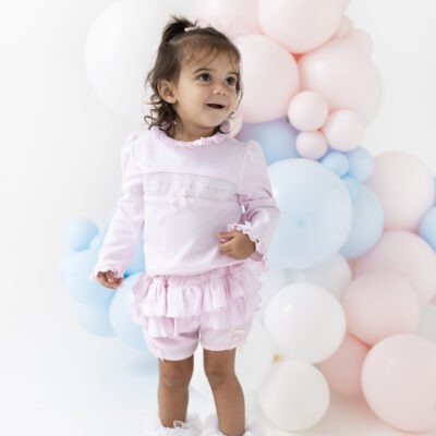 Blues Baby Mala Smocked Jam Pants Set 3206