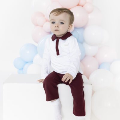 Blues Baby Copenhagen Bordeaux Polo Set 3231