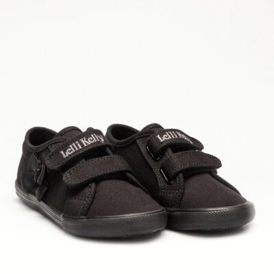 Lelli Kelly Lily Black Gym Shoe LKSA8199