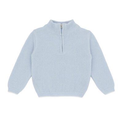 Pastels & Co Ellis Blue Quarter Zip 313K