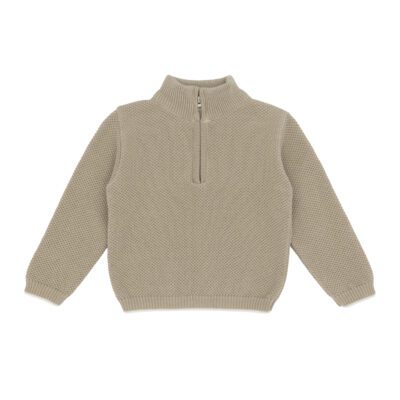 Pastels & Co Ellis Beige Quarter Zip 313K