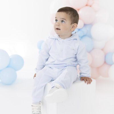 Blues Baby Oslo Blue Hooded Set 3220