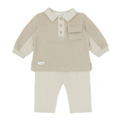 Blues Baby Oslo Beige Polo Set 3221