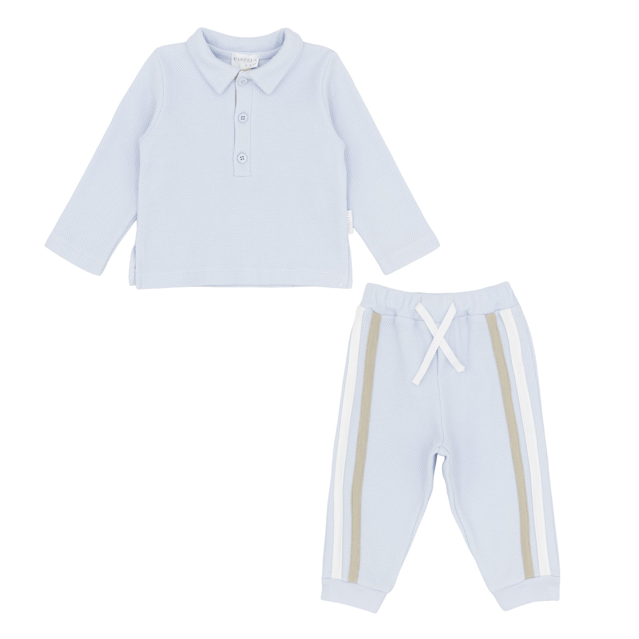 Pastels & Co Tarzan Blue Polo Set 10-06E