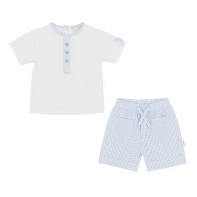 Pastels & Co Roger Blue Shorts Set 807d
