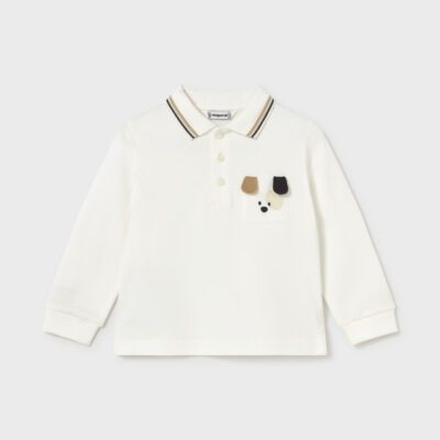 Mayoral Toddler Cream Polo 2105