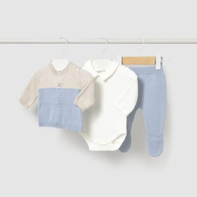 Mayoral Baby Blue 3 Piece Set 2502