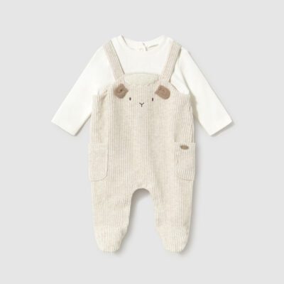 Mayoral Baby Cream Romper 2660