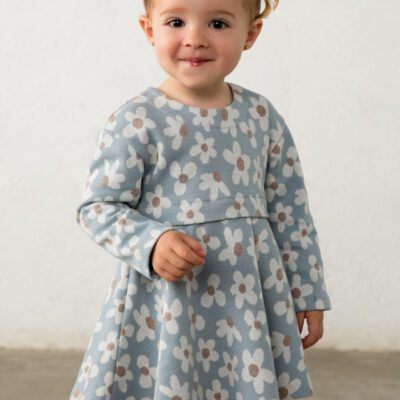 Mayoral Toddler Blue Dress 2905