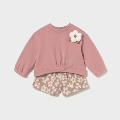 Mayoral Toddler Pink Short Set 2201