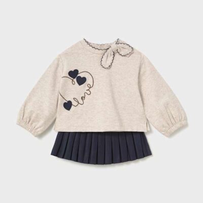 Mayoral Toddler Navy Skirt Set 2951