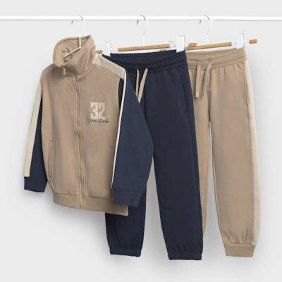Mayoral Beige 3 Piece Tracksuit 4805