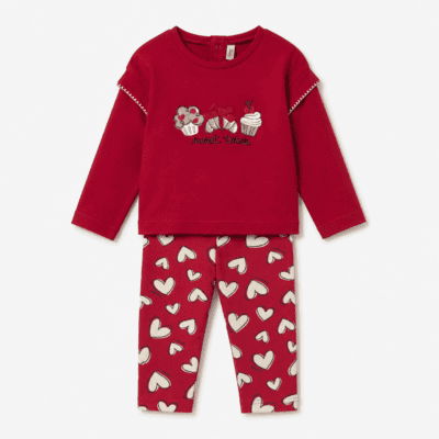 Mayoral Toddler Red Legging Set 2088/2778
